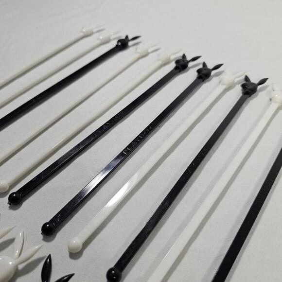 Lot Of 21 Rare Playboy Bunny Swizzle Sticks/Drink Stirrers. Bar Cart Party Favor - Picture 4 of 7